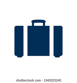 Isolated baggage icon symbol on clean background. Vector suitcase  element in trendy style.
