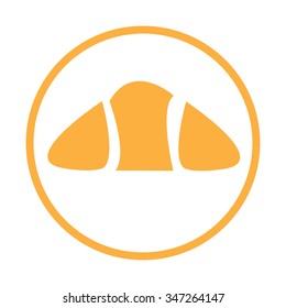 Isolated bakery icon on a white background
