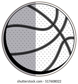 Isolated ball of basketball design