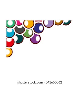 Isolated ball of billiard design