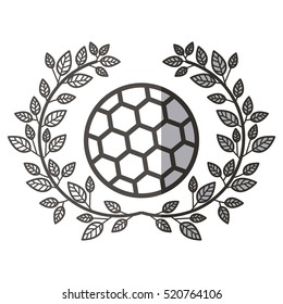 Isolated ball of golf design