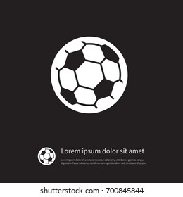Isolated Ball Icon. Football  Vector Element Can Be Used For Football, Soccer, Ball Design Concept.