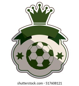 Isolated ball of soccer design