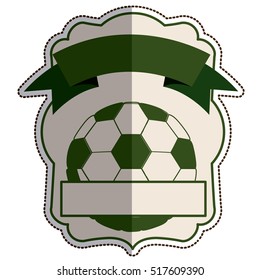 Isolated ball of soccer design
