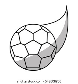 Isolated ball of soccer design