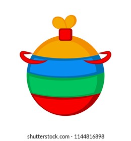 Isolated ball toy icon