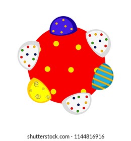 Isolated ball toy icon