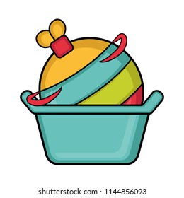 Isolated ball toy icon