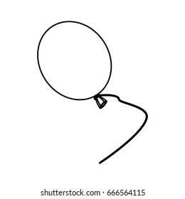isolated Balloon cartoon