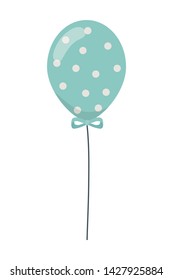 Isolated balloon for decoration design
