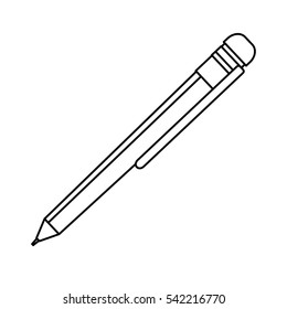 Isolated ballpoint pen icon vector illustration graphic design