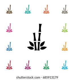 Isolated Bamboo Icon. Cane Vector Element Can Be Used For Bamboo, Cane, Branch Design Concept.