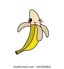 Isolated banana design