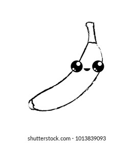 Isolated banana design