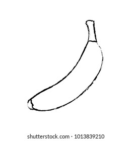 Isolated banana design