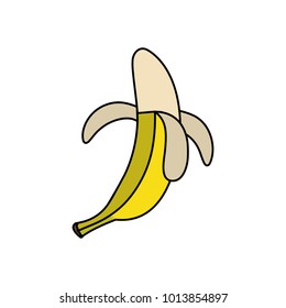 Isolated banana design