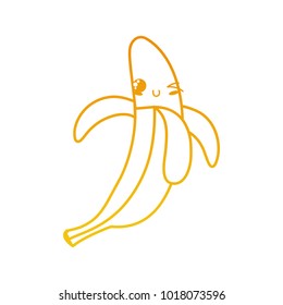 Isolated banana design