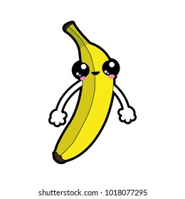 Isolated banana design