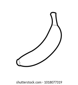 Isolated banana design