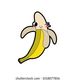 Isolated banana design