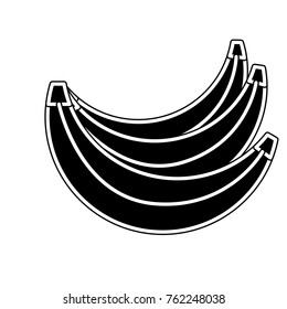 Isolated banana design