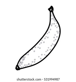 Isolated banana fruit design