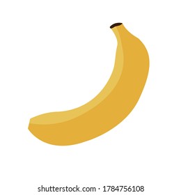 Isolated banana icon. Fruit icon. Healthy food - Vector