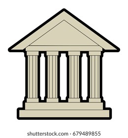 isolated bank building