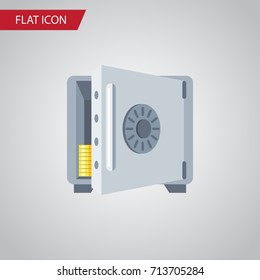 Isolated Banking Flat Icon. Coins Vector Element Can Be Used For Coins, Banking, Strongbox Design Concept.