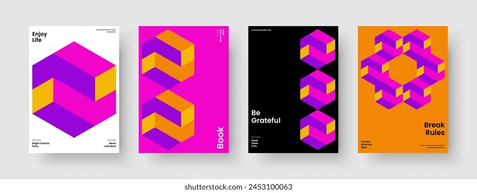 Isolated Banner Design. Abstract Book Cover Layout. Geometric Report Template. Business Presentation. Brochure. Background. Poster. Flyer. Catalog. Brand Identity. Advertising. Leaflet. Handbill