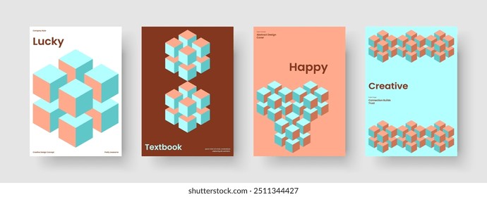 Design de banner isolado. Layout da Capa do Livro Criativo. Modelo de cartaz moderno. Brochura. Histórico. Relatório. Apresentação de negócios. Panfleto. Folheto informativo. Diário. Panfleto. Publicidade. Identidade da marca