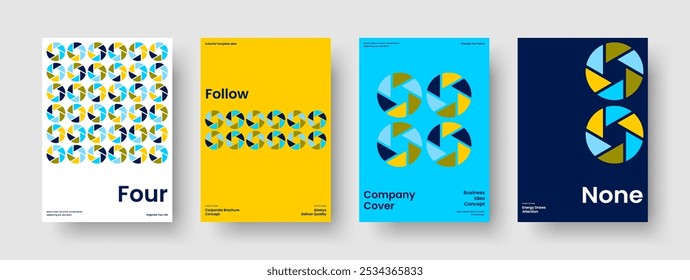 Design de banner isolado. Layout da Capa do Livro Criativo. Modelo de Apresentação Comercial Moderno. Panfleto. Brochura. Relatório. Histórico. Cartaz. Revista. Carteira. Folheto informativo. Boletim informativo. Panfleto