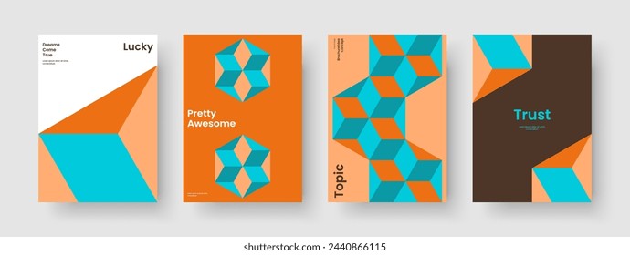 Isolated Banner Design. Geometric Brochure Template. Abstract Report Layout. Background. Business Presentation. Book Cover. Poster. Flyer. Leaflet. Pamphlet. Catalog. Newsletter. Handbill. Magazine
