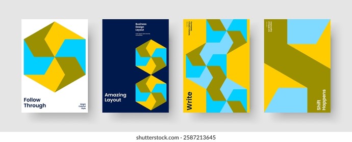 Isolated Banner Design. Geometric Business Presentation Layout. Modern Brochure Template. Background. Poster. Flyer. Book Cover. Report. Brand Identity. Leaflet. Newsletter. Advertising. Catalog