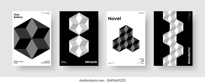 Layout de banner isolado. Projeto de Capa de Livro Criativo. Modelo de Plano de Fundo Moderno. Apresentação de negócios. Brochura. Relatório. Cartaz. Panfleto. Publicidade. Conhecimento manual. Panfleto. Boletim informativo. Revista