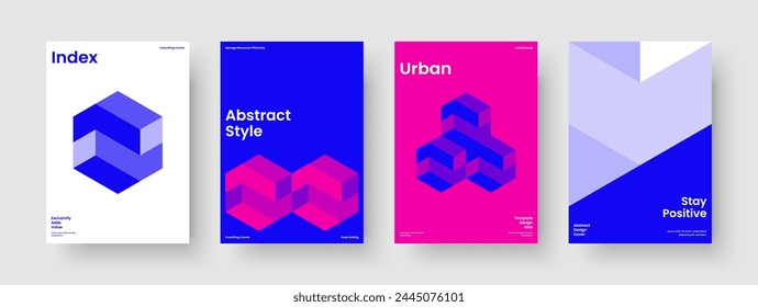 Isolated Banner Layout. Geometric Book Cover Design. Creative Flyer Template. Brochure. Report. Business Presentation. Poster. Background. Newsletter. Brand Identity. Handbill. Pamphlet. Journal