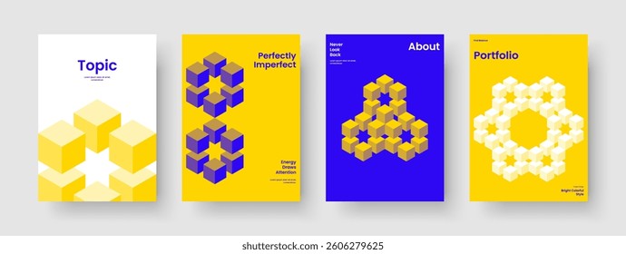 Isolated Banner Layout. Geometric Flyer Template. Abstract Book Cover Design. Brochure. Report. Business Presentation. Background. Poster. Portfolio. Journal. Catalog. Handbill. Notebook. Leaflet