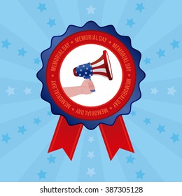 Isolated banner with a megaphone and text on a textured background