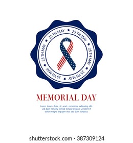 Isolated banner with a peace symbol and text on a white background