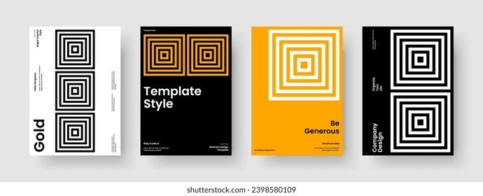 Bannervorlage einzeln. Kreatives Plakatlayout. Modernes Business Präsentation Design. Hintergrund. Broschüre. Buchcover. Flyer. Bericht. Packungsbeilage beachten. Journal. Portfolio. Katalog. Magazin. Pamphlet