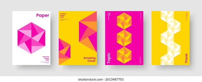 Isolated Banner Template. Creative Report Design. Geometric Poster Layout. Background. Book Cover. Business Presentation. Brochure. Flyer. Magazine. Newsletter. Pamphlet. Journal. Handbill. Leaflet