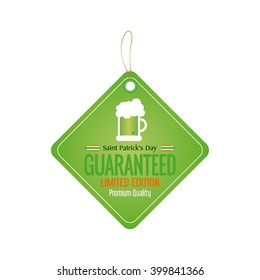 Isolated banner with text and a beer icon