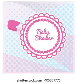 Isolated banner with text on a colored background