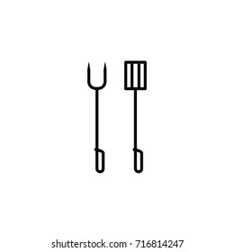 Isolated Barbecue Equipment Icon. Prepare Vector Element Can Be Used For Barbecue, Equipment, Prepare Design Concept.