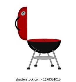 Isolated barbecue grill icon