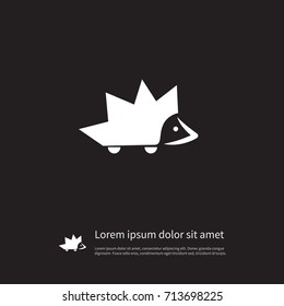 Isolated Barbed Icon. Thorny Vector Element Can Be Used For Thorny, Barbed, Hedgehog Design Concept.