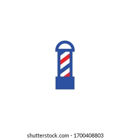 Isolated Barber Pole emoji, emoticon, vector icon, Pictogram