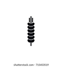Isolated Barley Icon. Spike Vector Element Can Be Used For Barley, Spike, Sheaf Design Concept.
