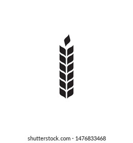 Isolated barley vector illustration on white background