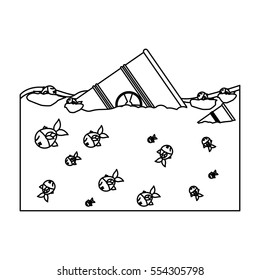 Isolated barrel biohazard and pollution design